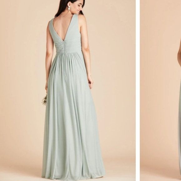 NWT Birdy Grey Sage Lianna Bridesmaid's Maxi Dress Sz. 2XL - Picture 2 of 15